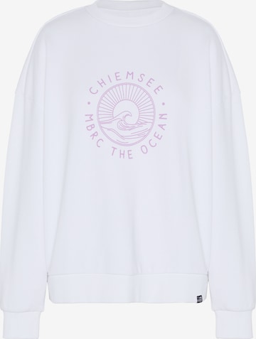 CHIEMSEE Sweatshirt in White: front
