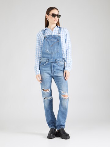 Dondup Regular Dungaree jeans 'Ava' in Blue: front