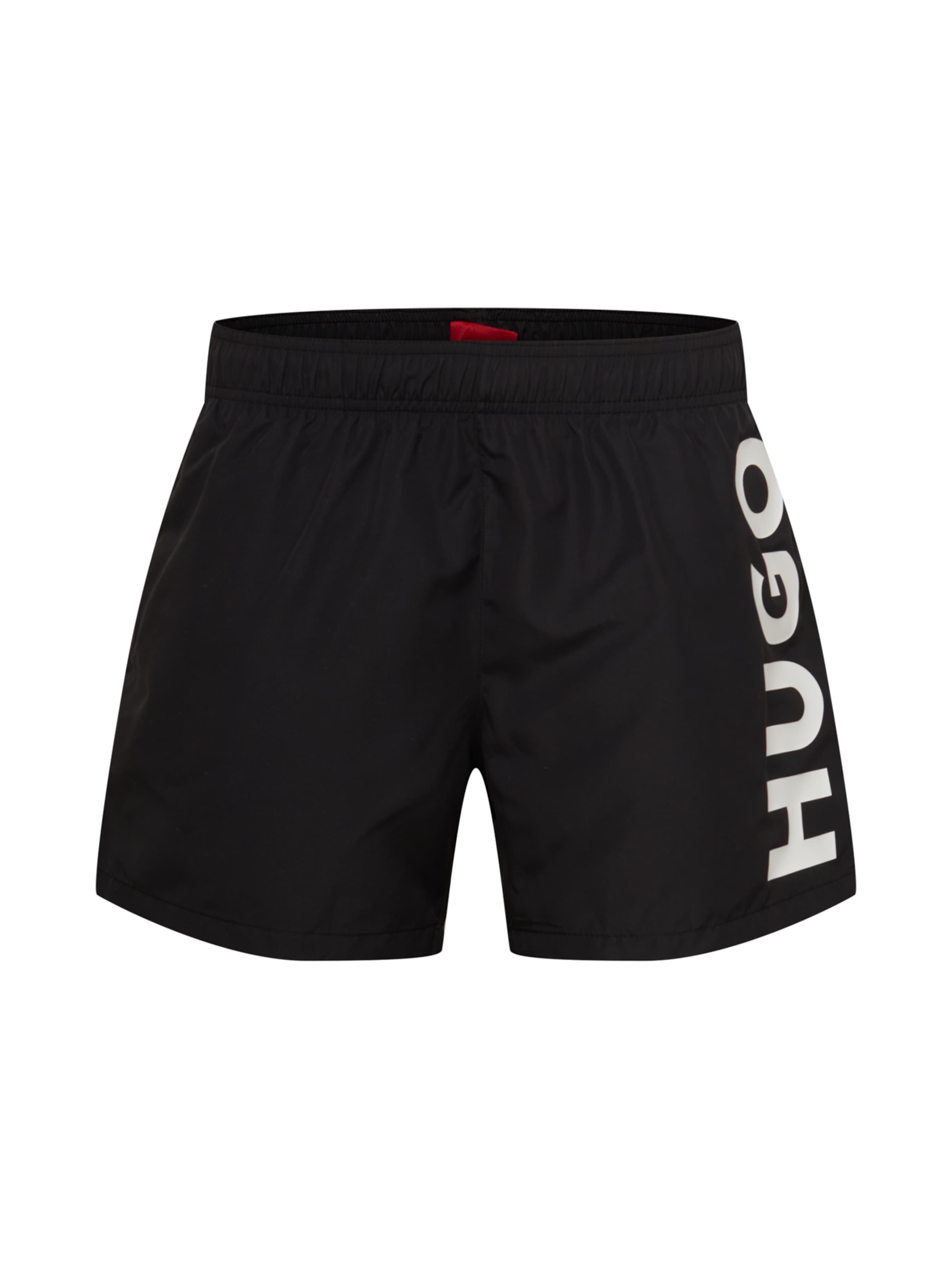 HUGO Board Shorts 'Abas' in Black: front