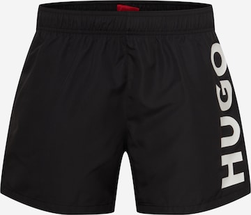 HUGO Board Shorts 'Abas' in Black: front
