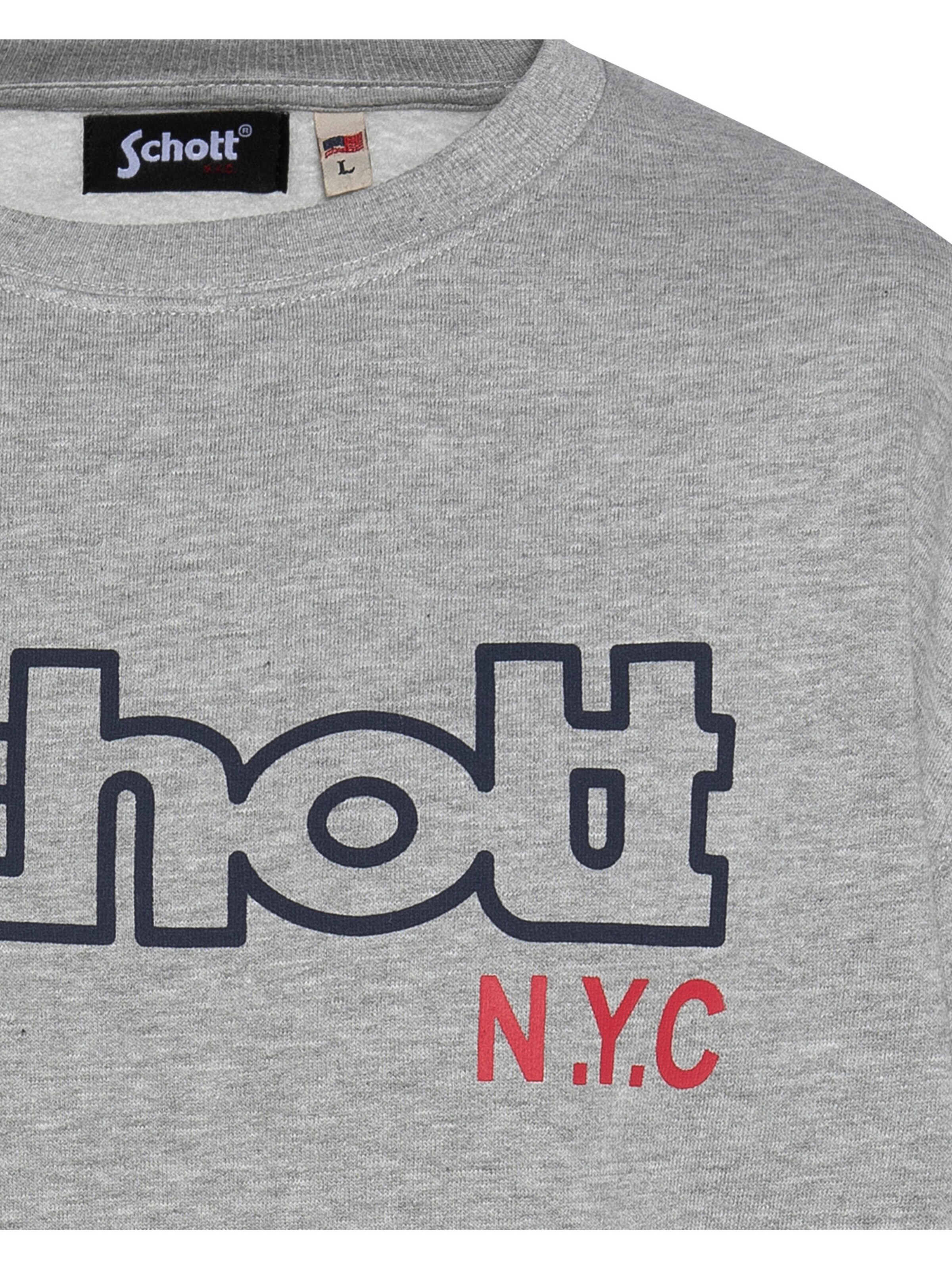 Sweat-shirt Schott NYC en gris