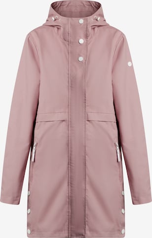 Manteau mi-saison DreiMaster Maritim en rose : devant