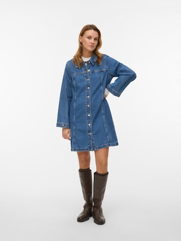 VERO MODA Shirt Dress 'VMFindo' in Blue: front