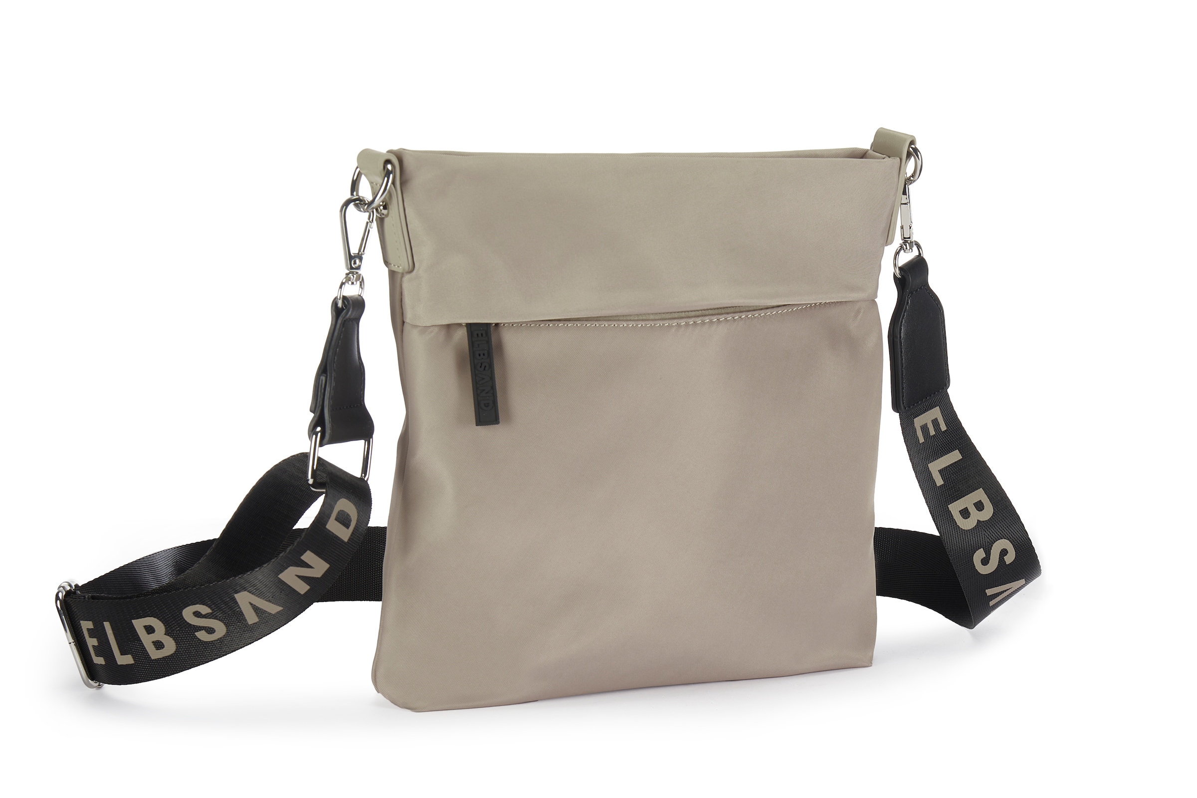 Elbsand Crossbody Bag in Grey: front