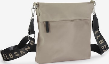 Elbsand Crossbody Bag in Grey: front
