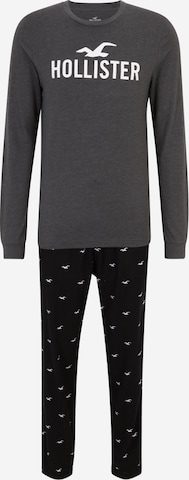 HOLLISTER Long Pajamas in Grey: front