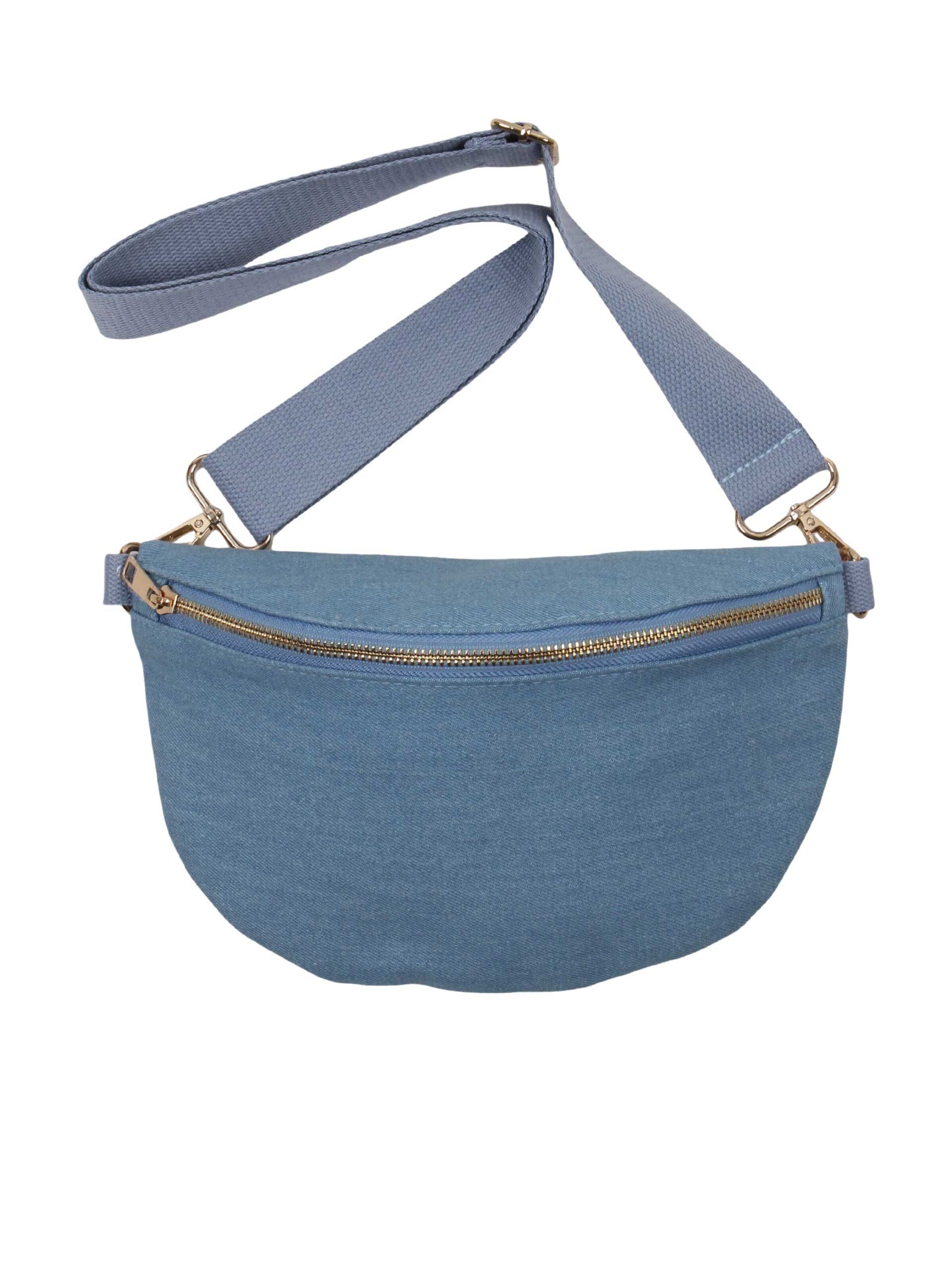 SAMAYA Crossbody Bag 'Keely' in Blue: front