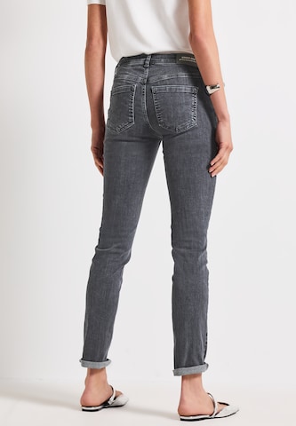 STREET ONE Slimfit Jeans in Grau