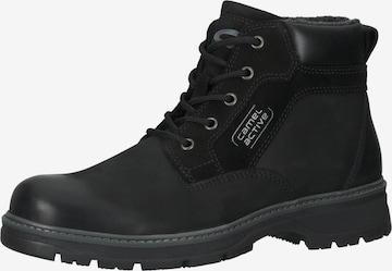 CAMEL ACTIVE Lace-Up Boots in Black: front