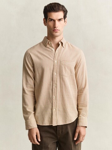 GANT Regular Fit Hemd‌ in Braun