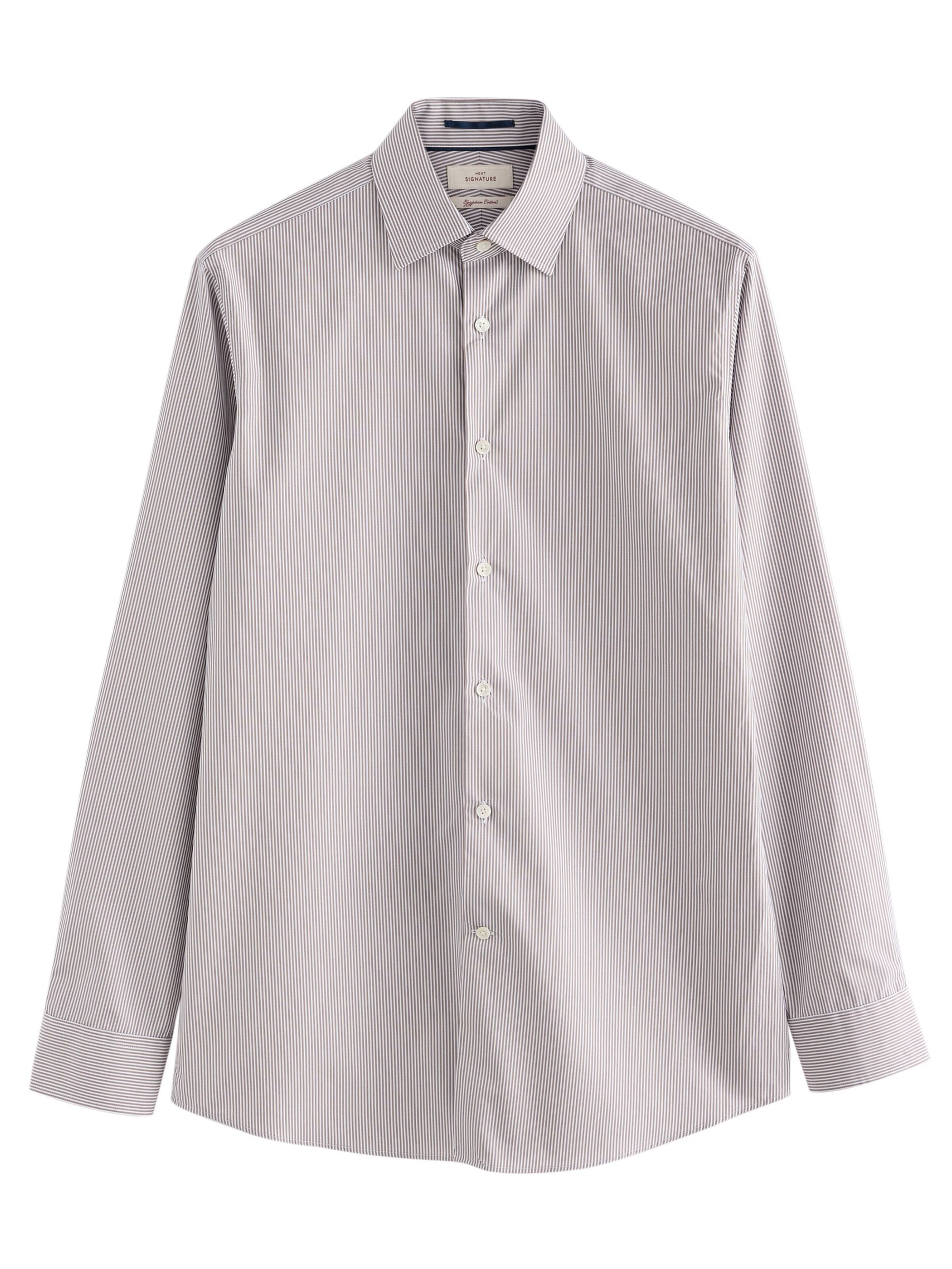 Next Overhemd in Beige: voorkant