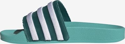 ADIDAS ORIGINALS Sapato aberto em jade / verde escuro / branco, Vista do produto