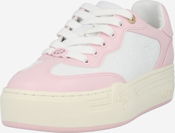 GUESS - Zapatillas deportivas bajas 'SWOLE' en blanco: frente