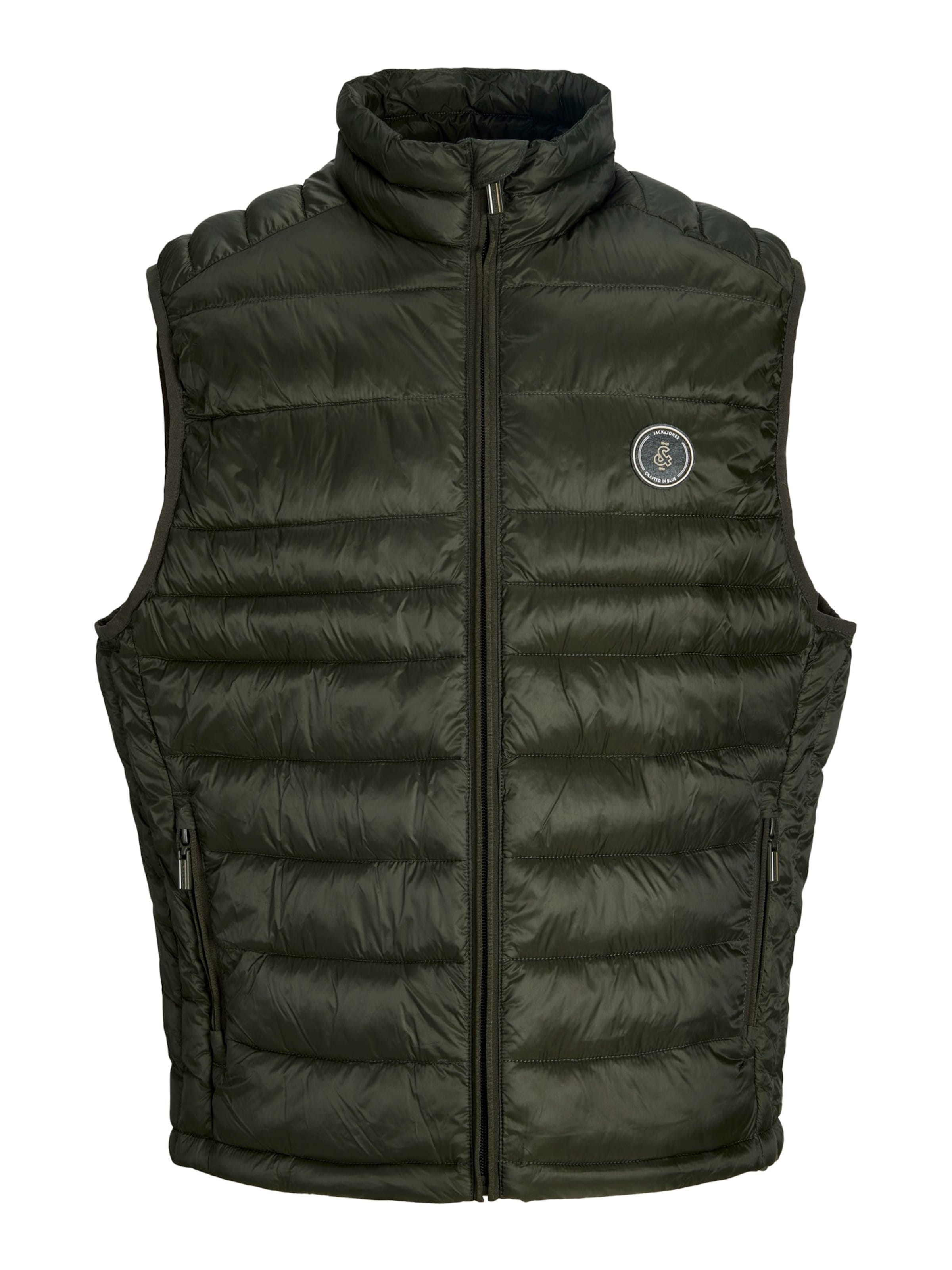 JACK & JONES Vest 'JJEKINGSLEY' in Green: front