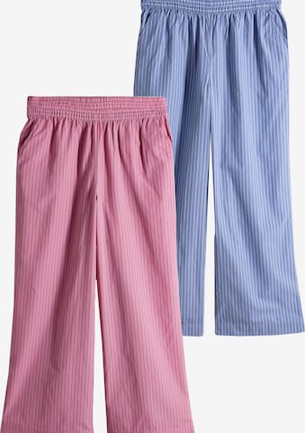 mėlyna The Set Plačios klešnės Kelnės: priekis