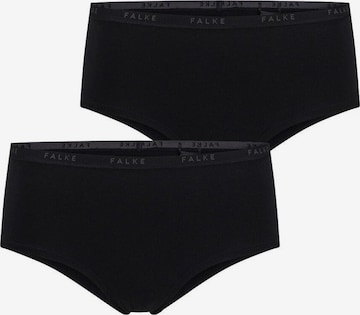FALKE Panty '2-Pack' in Black: front