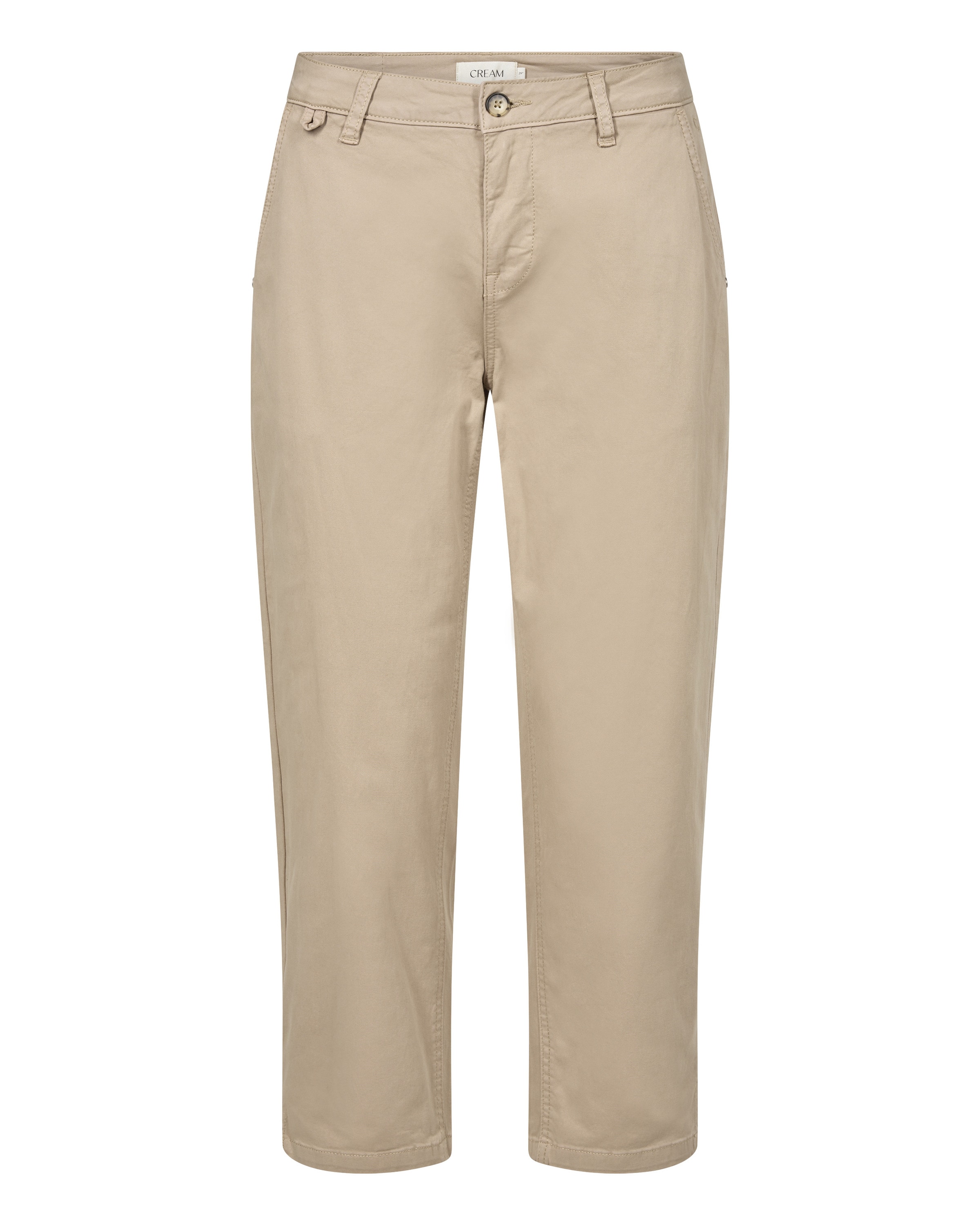 Pantalon 'Berta' Cream en beige : devant