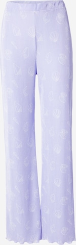 florence by mills exclusive for ABOUT YOU - Loosefit Pantalón 'Rain Showers' en lila: frente