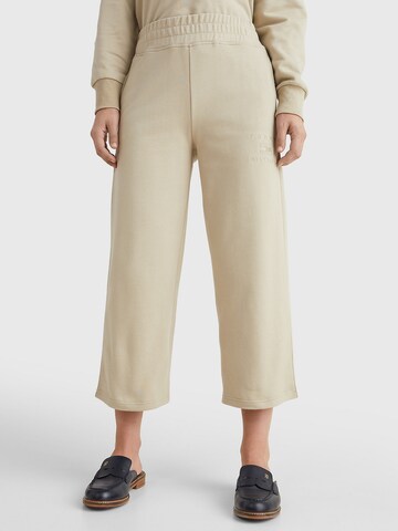 TOMMY HILFIGER Loose fit Trousers in Beige: front