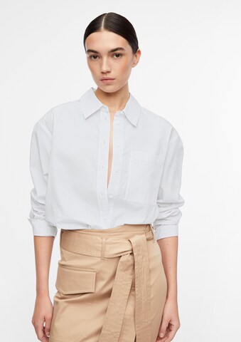 COMMA Blouse in Wit: voorkant