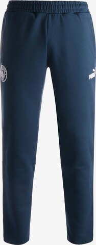 Regular Pantalon de sport PUMA en bleu : devant