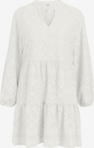 OBJECT - Vestido 'Broderie' em branco: frente