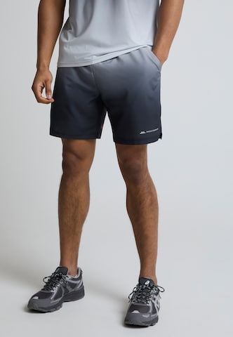 MONTERRAIN Regular Pants in Black: front