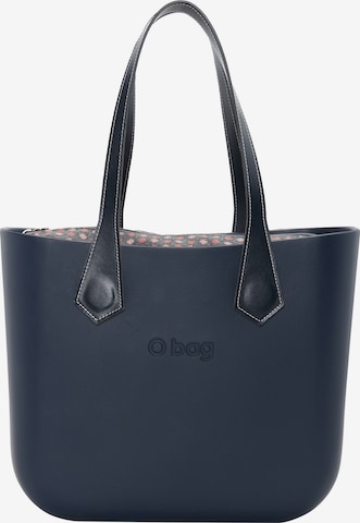O bag Shopper in Blau: Vorderseite