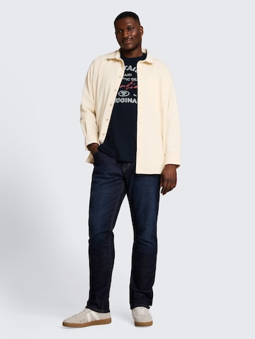 TOM TAILOR Men + Shirt in Blue