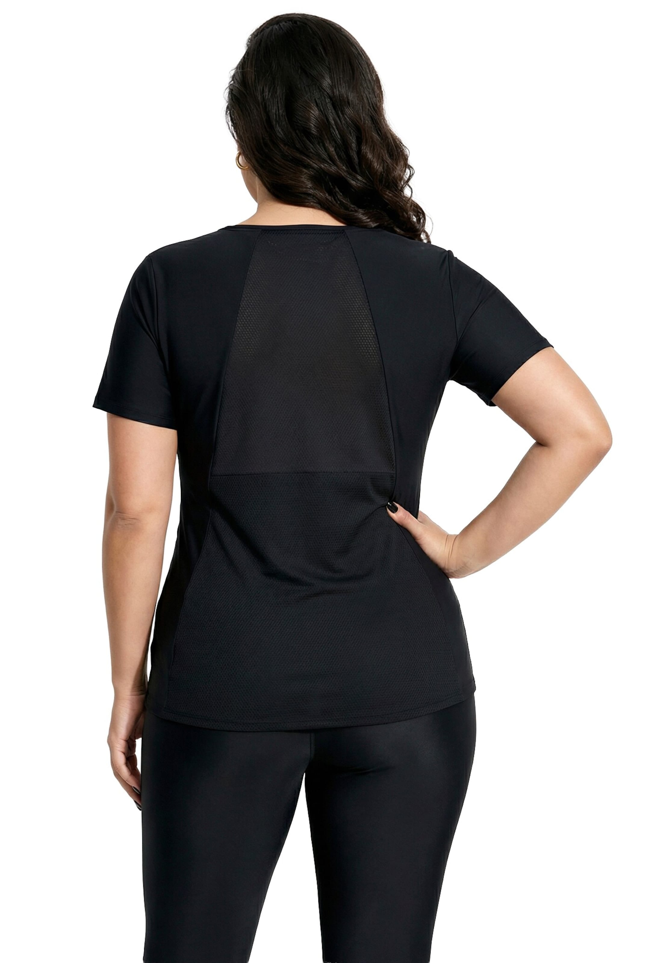 Ulla Popken Shirt in Zwart
