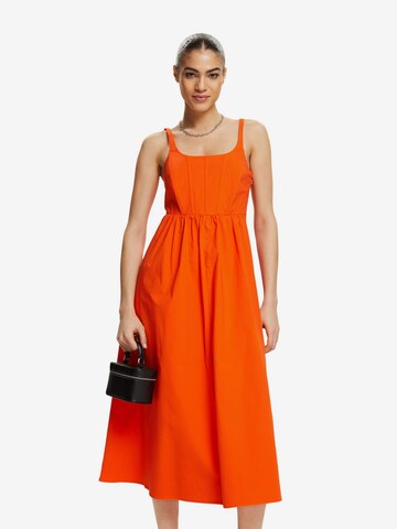 Robe ESPRIT en orange : devant