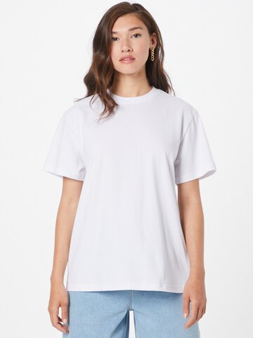 T-shirt 'Houston' Résumé en blanc : devant