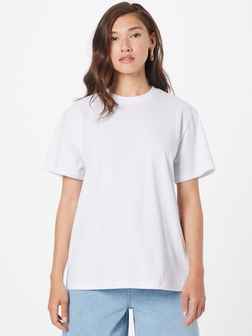 T-shirt 'Houston' Résumé en blanc : devant