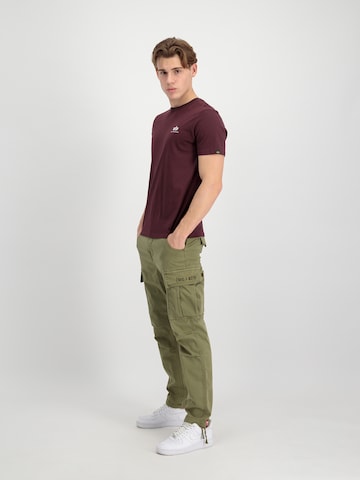 ALPHA INDUSTRIES - Regular Calças cargo em verde