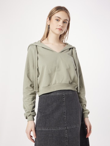 ABOUT YOU Sweatshirt 'Hellen' in Green: front