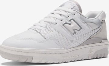 Baskets basses '550' new balance en blanc : devant