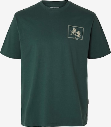 SELECTED HOMME Koszulka 'Relax' w kolorze zielony: przód