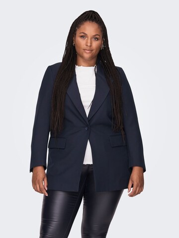 Blazer ONLY Carmakoma en bleu : devant