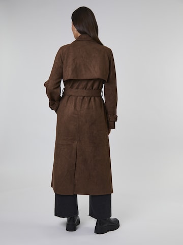 South Beach Between-Seasons Coat in Brown