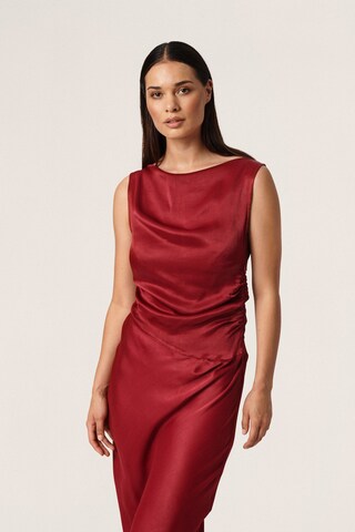 SOAKED IN LUXURY - Vestido 'Vilja' em vermelho