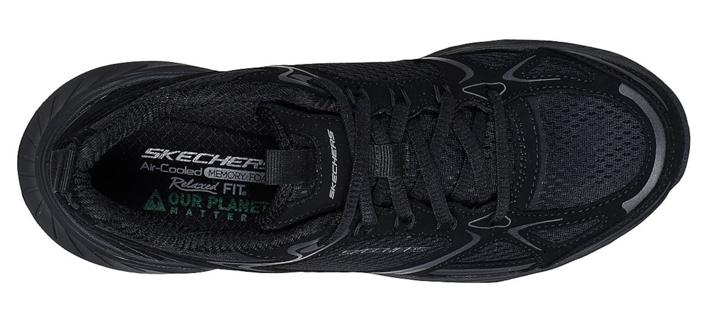 SKECHERS Низкие кроссовки 'Edgeride' в Черный
