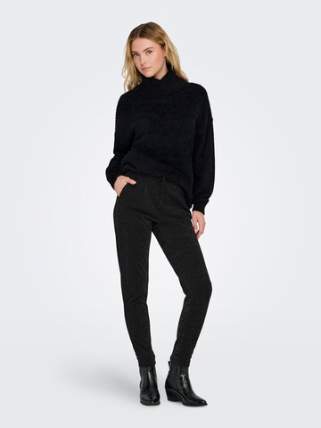 ONLY Slimfit Hlače | črna barva