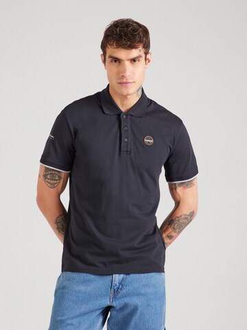 NAPAPIJRI Poloshirt in Schwarz: Vorderseite