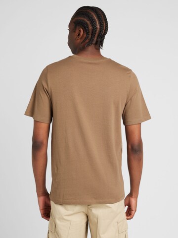 T-Shirt 'BLULOUIE' JACK & JONES en marron