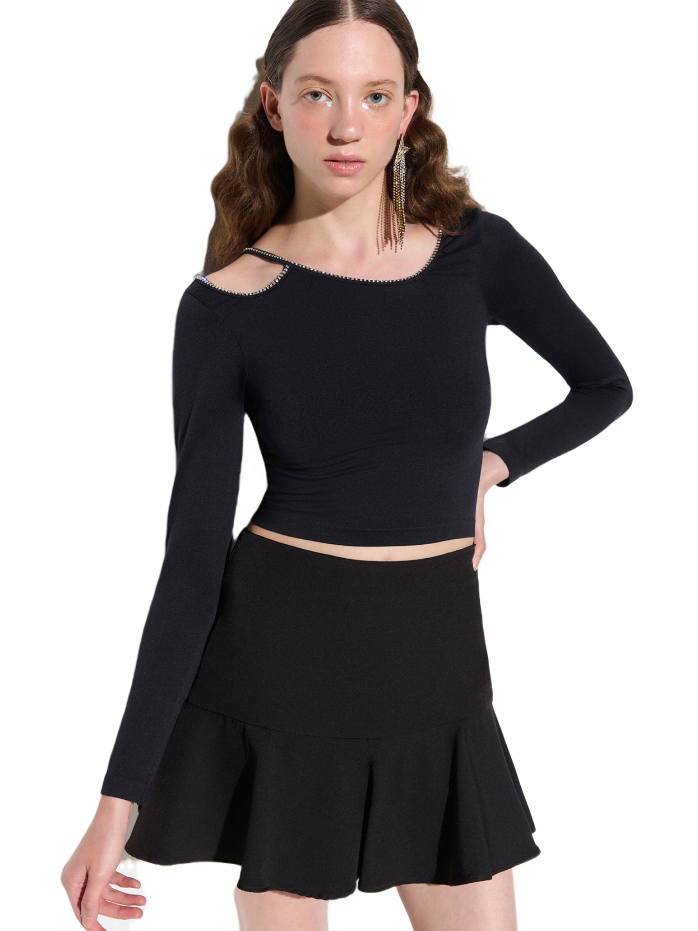 No Matter What Shirt in Black: front