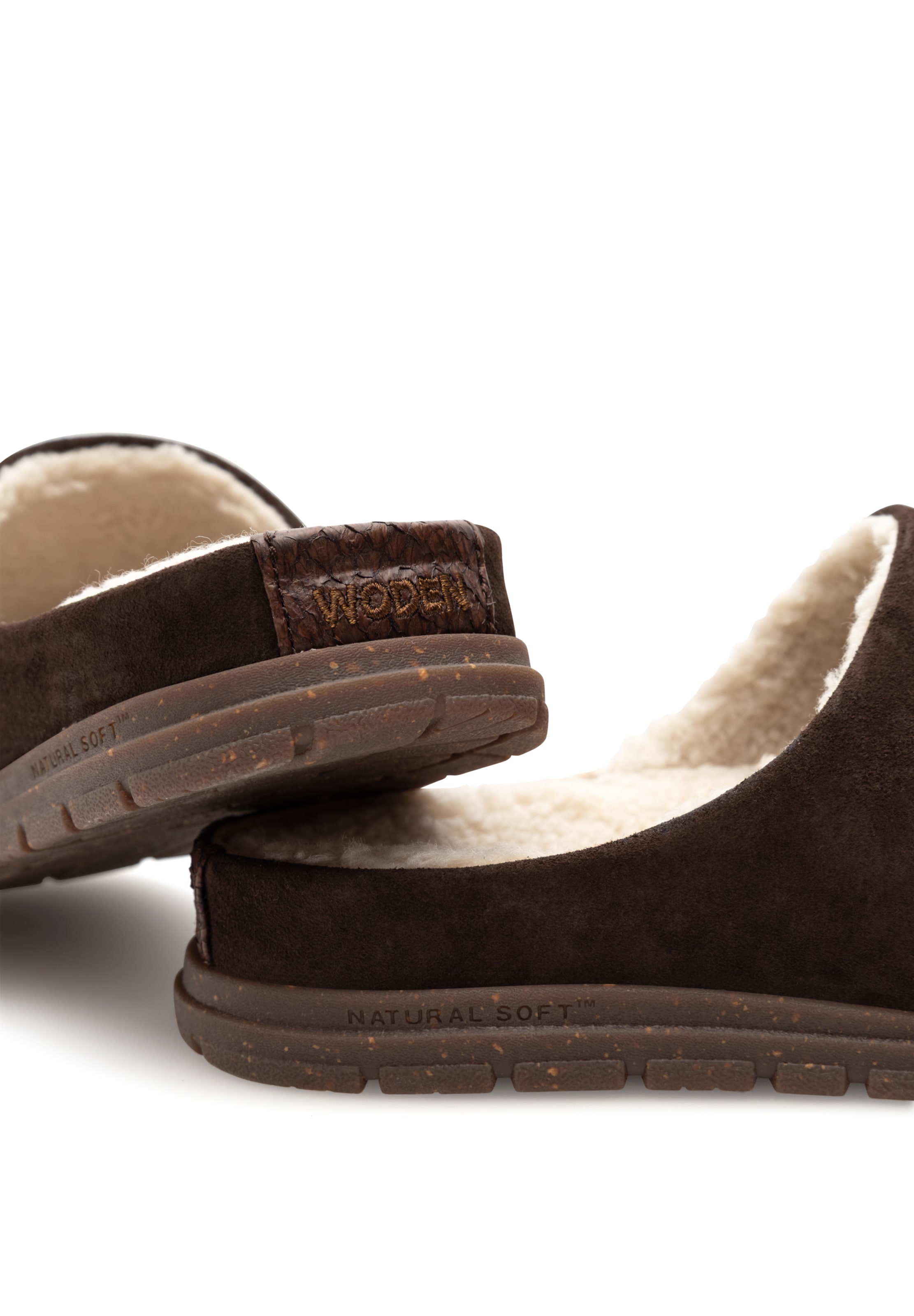 WODEN Huisschoenen 'Silvi Warm II' in Bruin