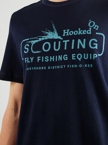T-Shirt s.Oliver en bleu