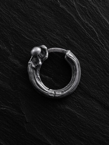 Boucles d'oreilles 'BONE' REYTEL en argent