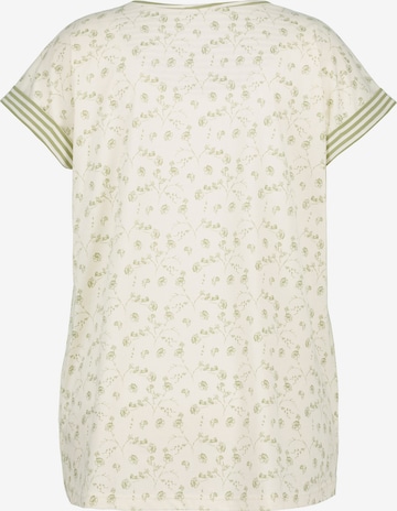 Ulla Popken Pajama Shirt in White