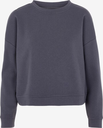 PIECES Sweatshirt 'Chilli' in Grey: front